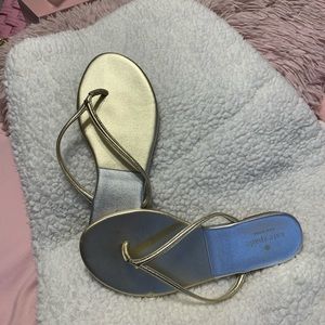 ♠️ 2 Pair KATE SPADE SANDALS♠️ Black & Gold ~ 8